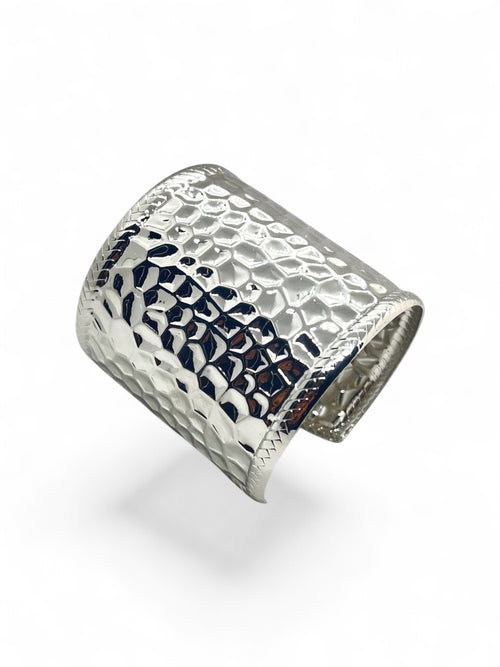 Bracciale a Fascia Effetto Pelle